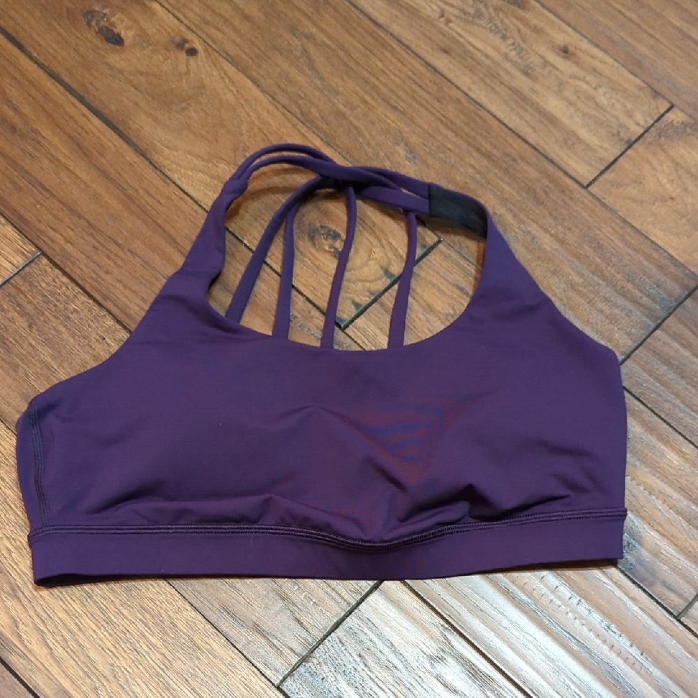 Women's Lululemon Purple Strappy Sports Bra
